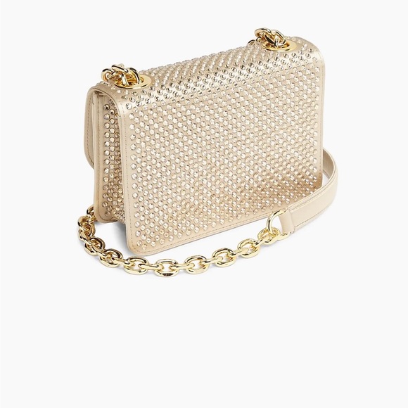 Moschino Gold Studded Shoulder Bag - Picture 2 of 6